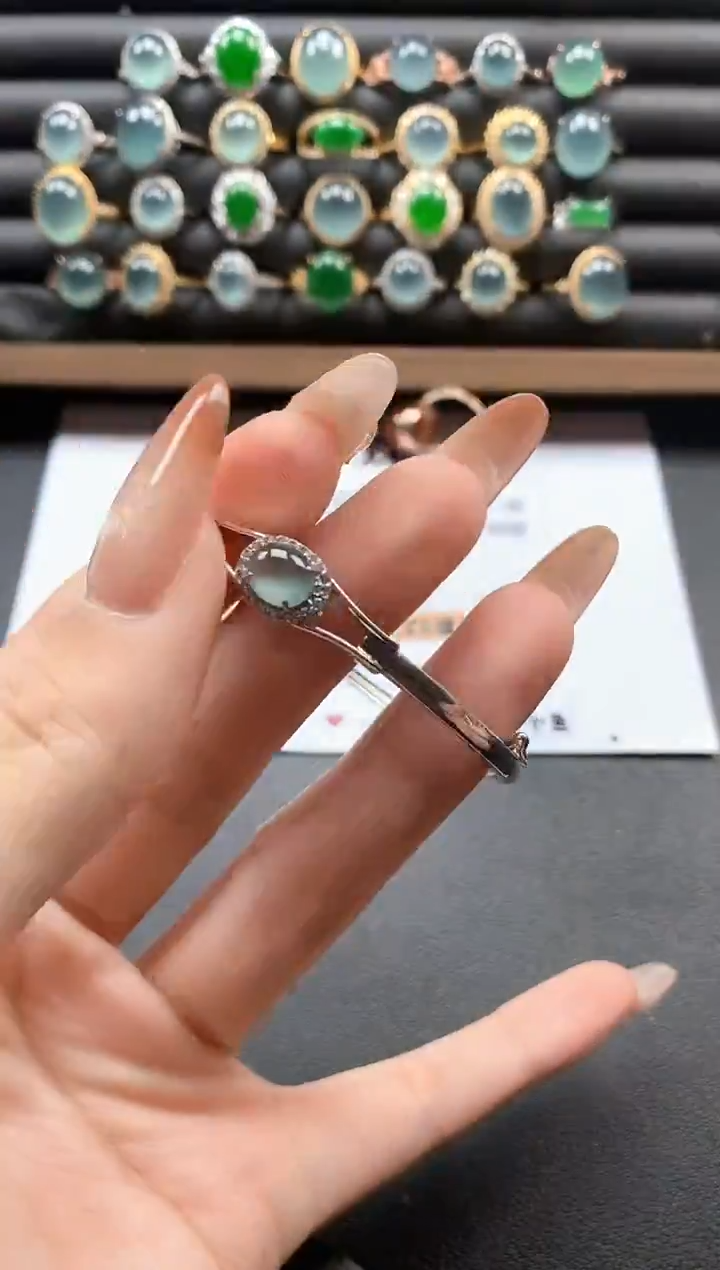 未镶嵌戒指翡翠51511