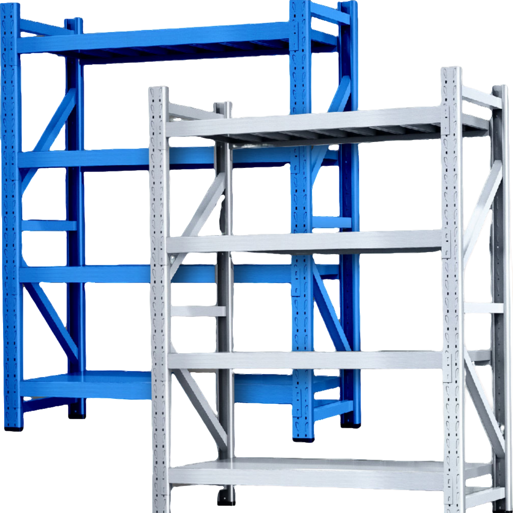 2.5米高衣柜货架大容量收纳单层承重350斤组合衣架地下室架子