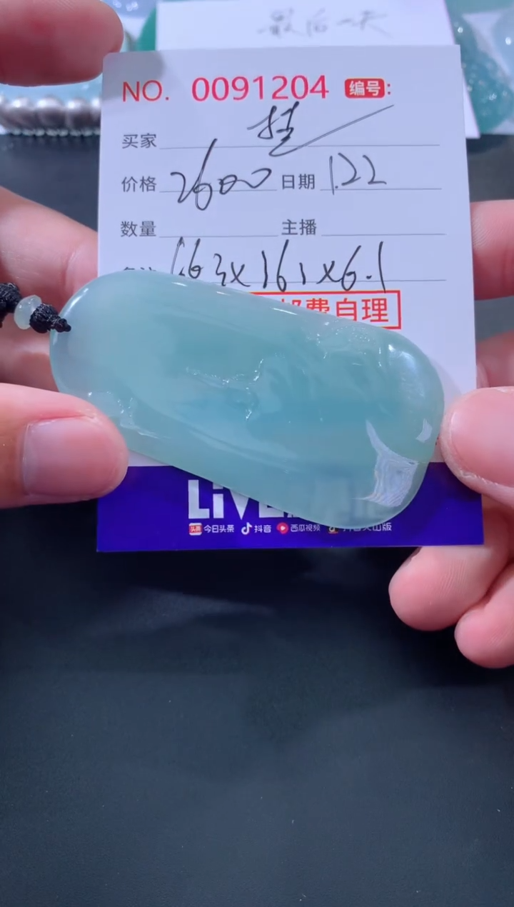 【闪购商品】翡翠颈饰未镶嵌楚