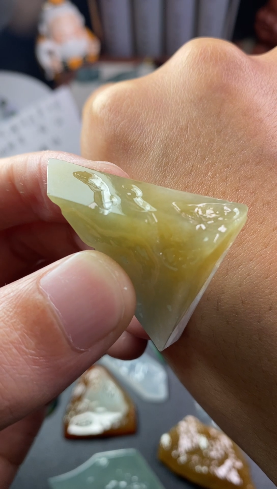 未镶嵌定制翡翠凌**志翡翠片料定制未镶嵌11.13-15