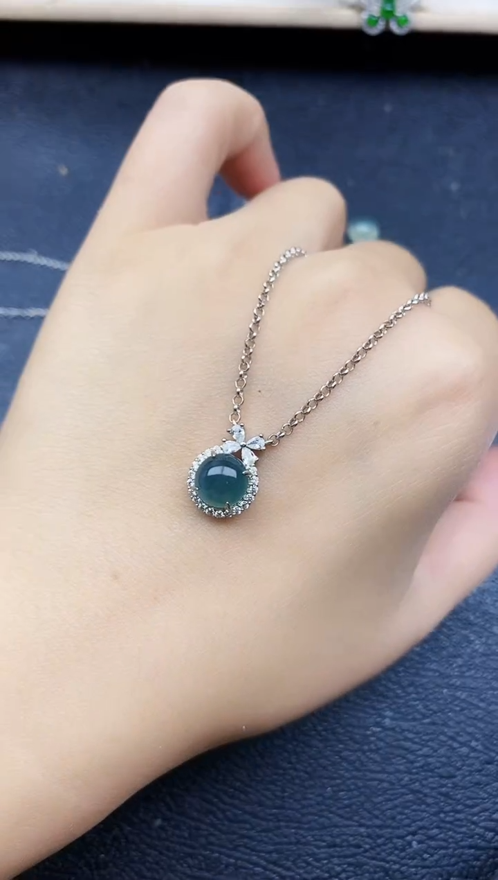 【闪购商品】翡翠戒指银S925镶嵌11111