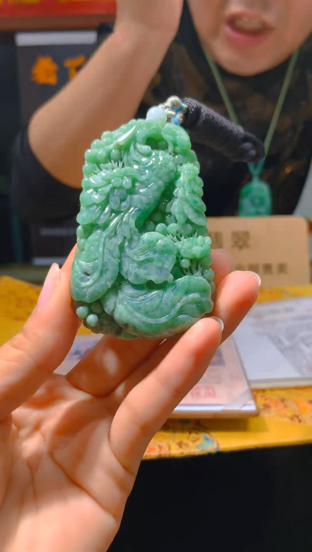 【闪购商品】定制翡翠未镶嵌L-@@QJYD0270777