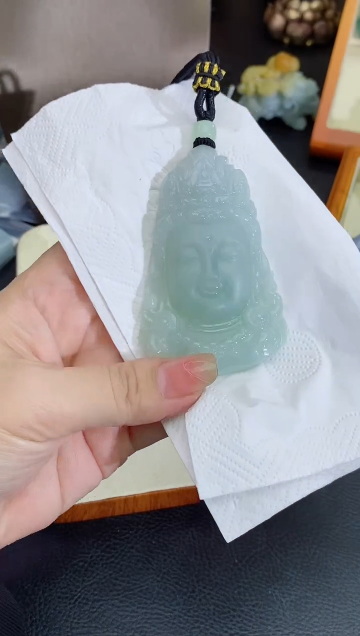 颈饰未镶嵌翡翠缅甸天然翡翠