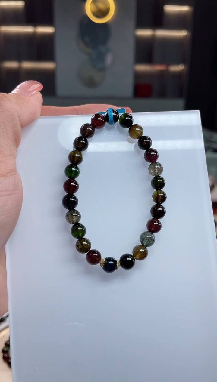 【闪购商品】碧玺单圈手串未镶嵌（多样性发一条）T