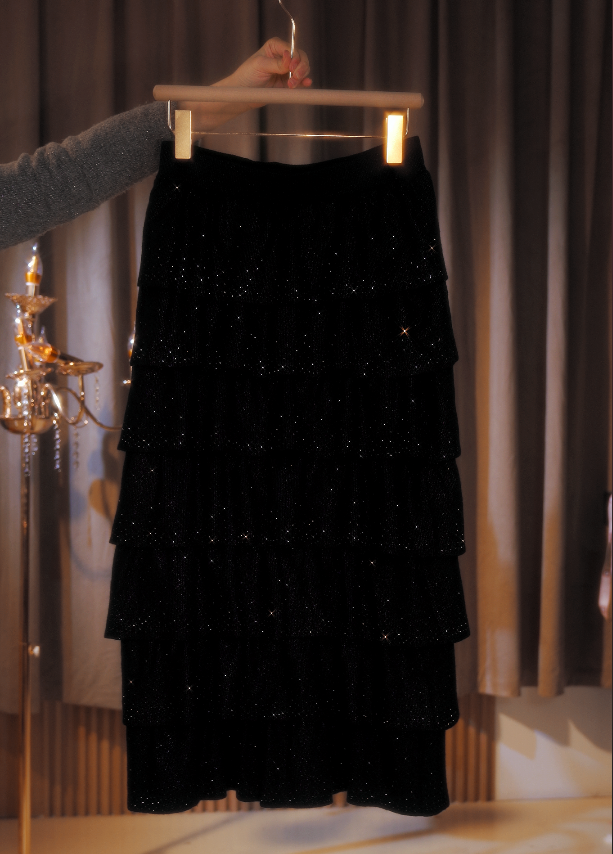 赵七七杨子纱高定山羊绒系列设计感女装冬季-1828