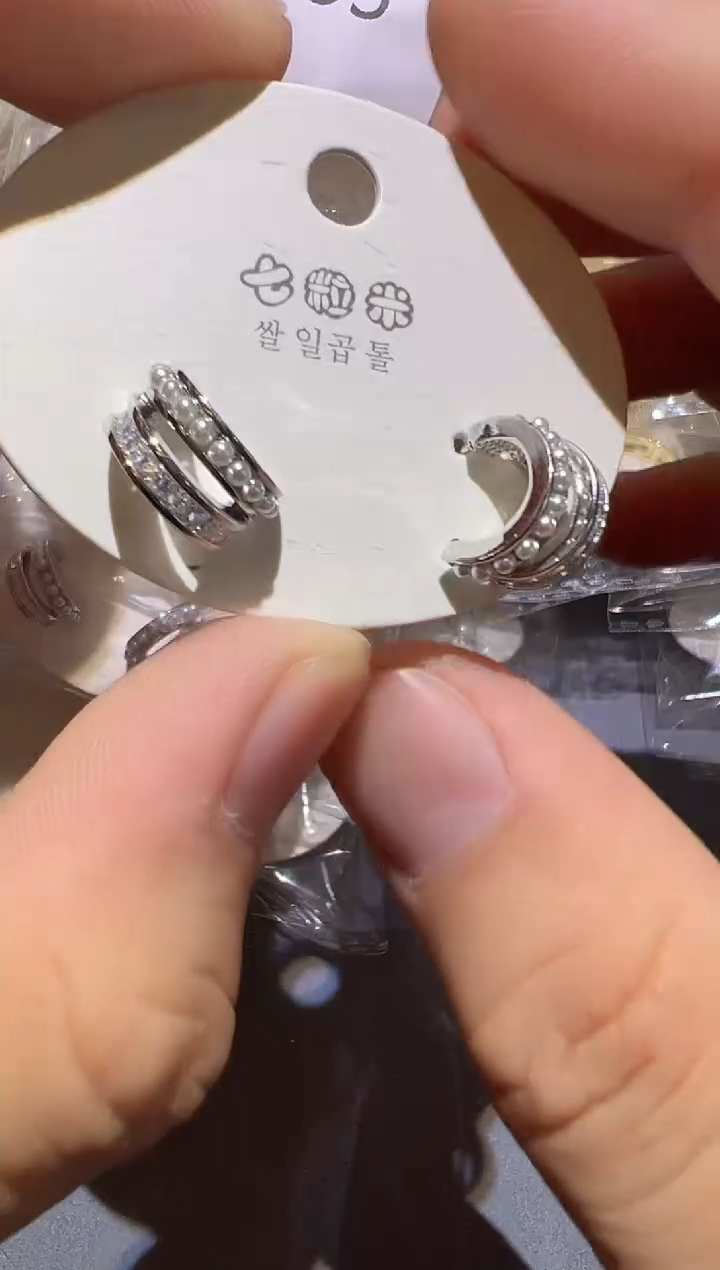 纯铜925银合成立方氧化锆F093