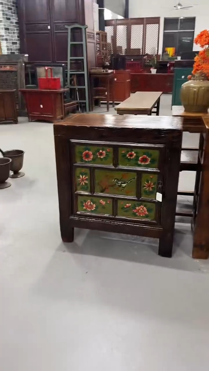 冰*榆木材质小镖柜老物件