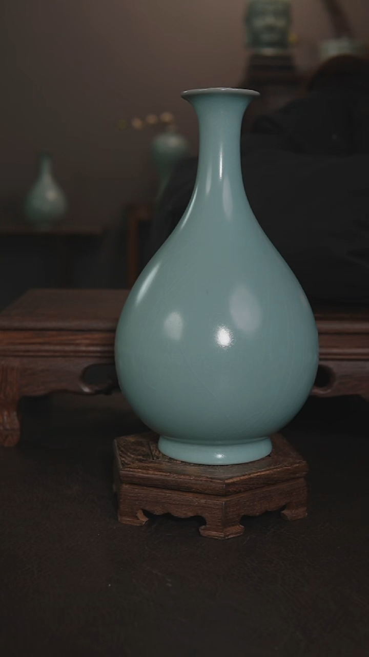 摆件瓷仿古手工玉壶春