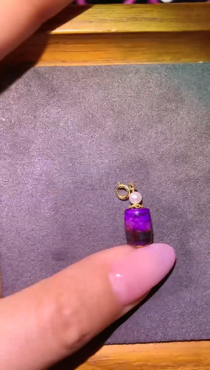 【闪购商品】苏纪石（舒俱来），18K金镶嵌舒俱来吊坠