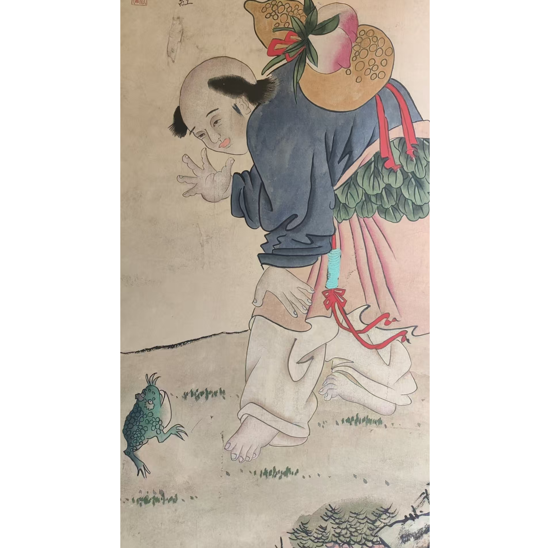 萬      人物立轴100/44