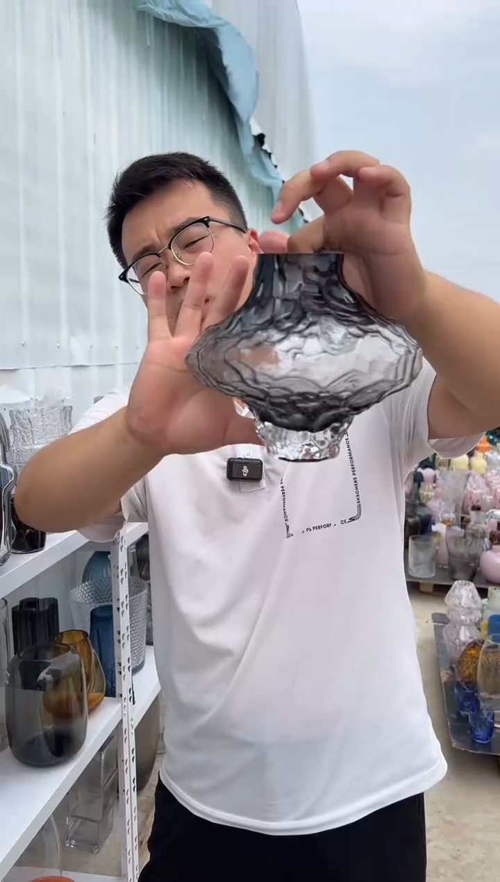 玻璃花瓶用于客厅桌面插花装饰