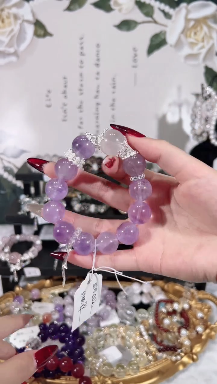 【闪购商品】水晶手链未镶嵌天然水晶默认微瑕 多样性发货发其一