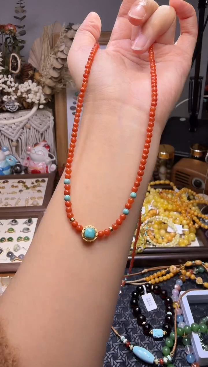 水晶摆件未镶嵌项链