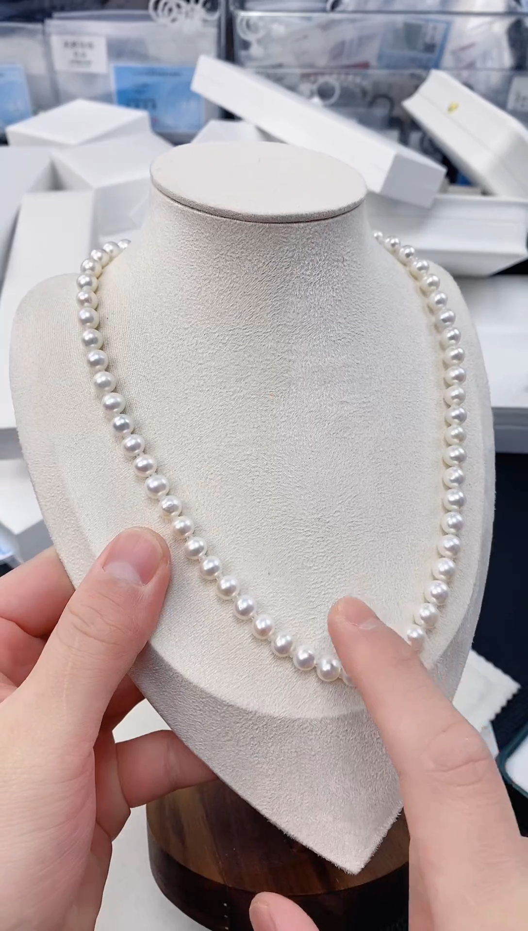 未镶嵌耳饰淡水珍珠XL1023