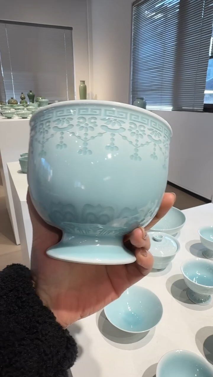 司*青瓷手工茶器包邮