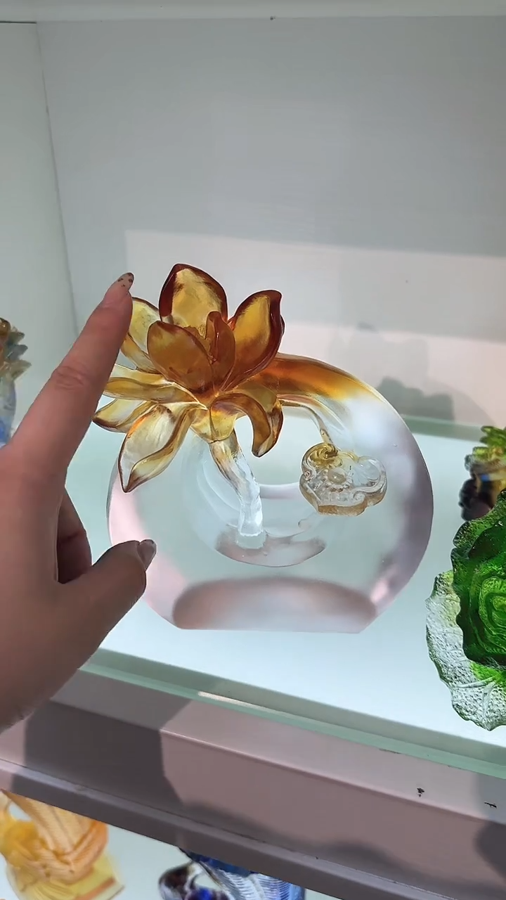 手工艺品琉璃如意花