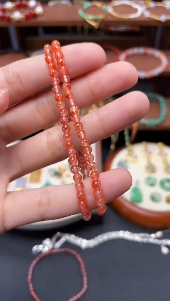 【闪购商品】南红玛瑙手串未镶嵌一个  JK677