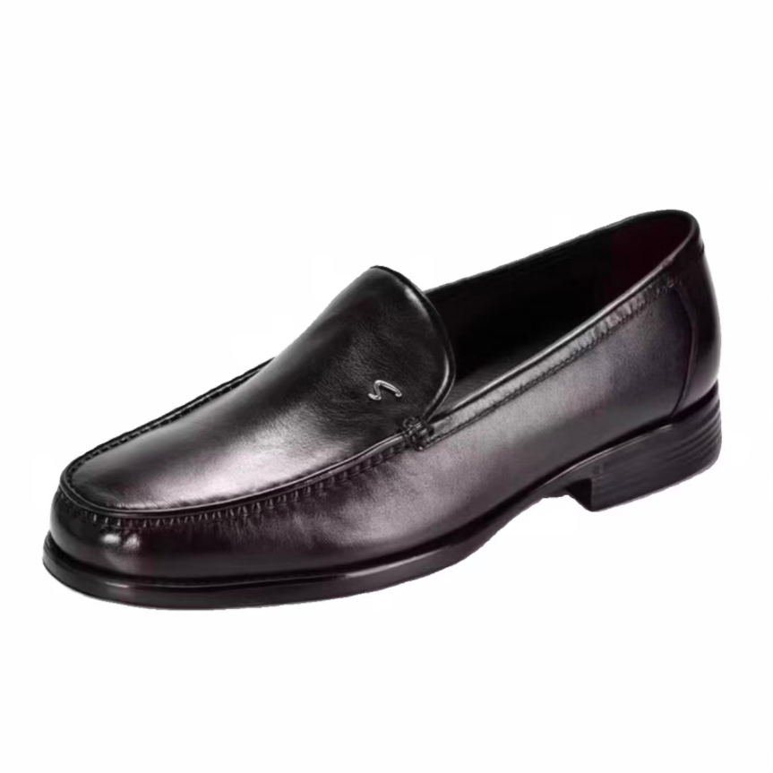 【表弟严选】TM-402261215Z   黑色  舒适真皮男士休闲鞋商务皮鞋