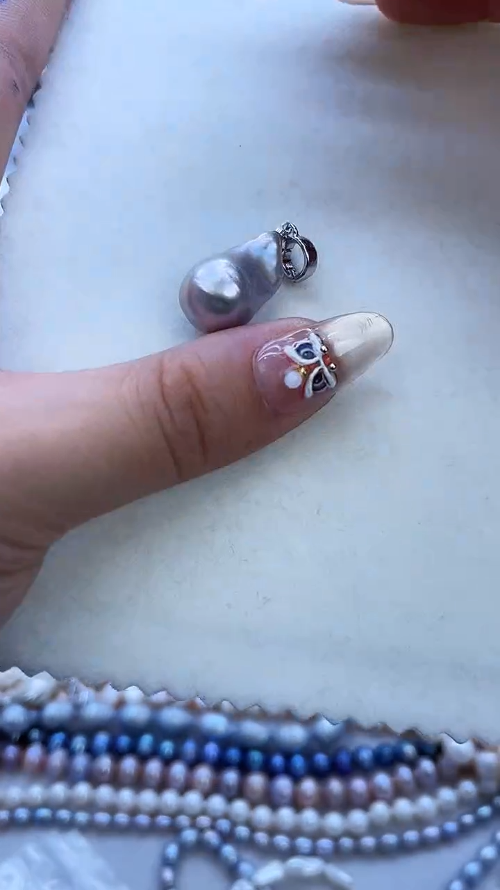 【闪购商品】淡水珍珠吊坠《不含链》未镶嵌123