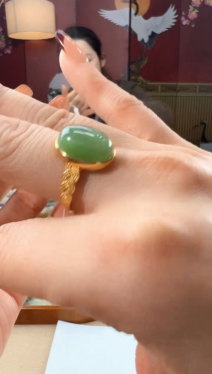 【闪购商品】和田玉戒指未镶嵌JYDM24011520