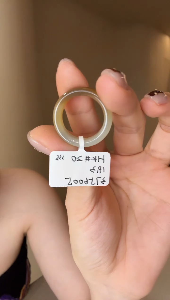 【闪购商品】和田玉戒指未镶嵌20码糖白