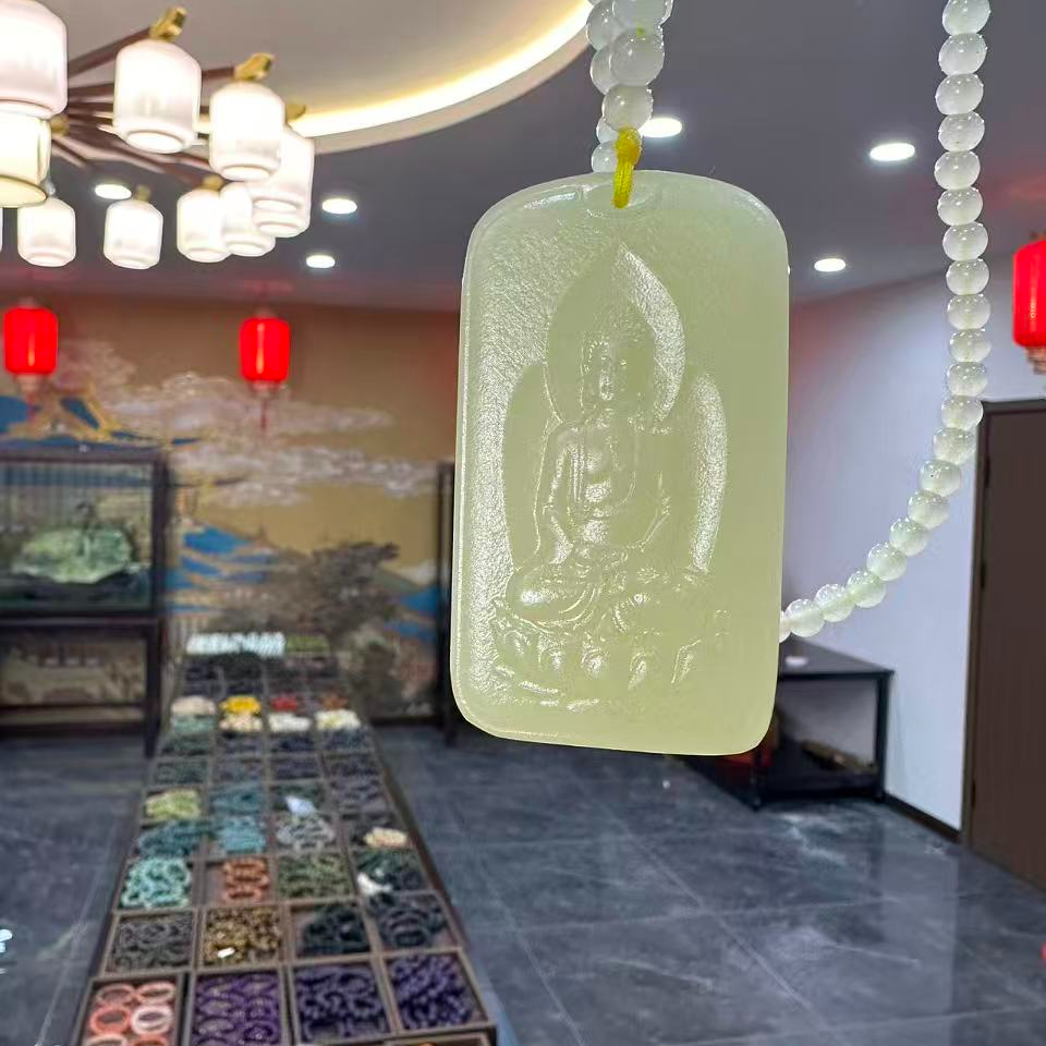 青黄口 大日如来吊坠