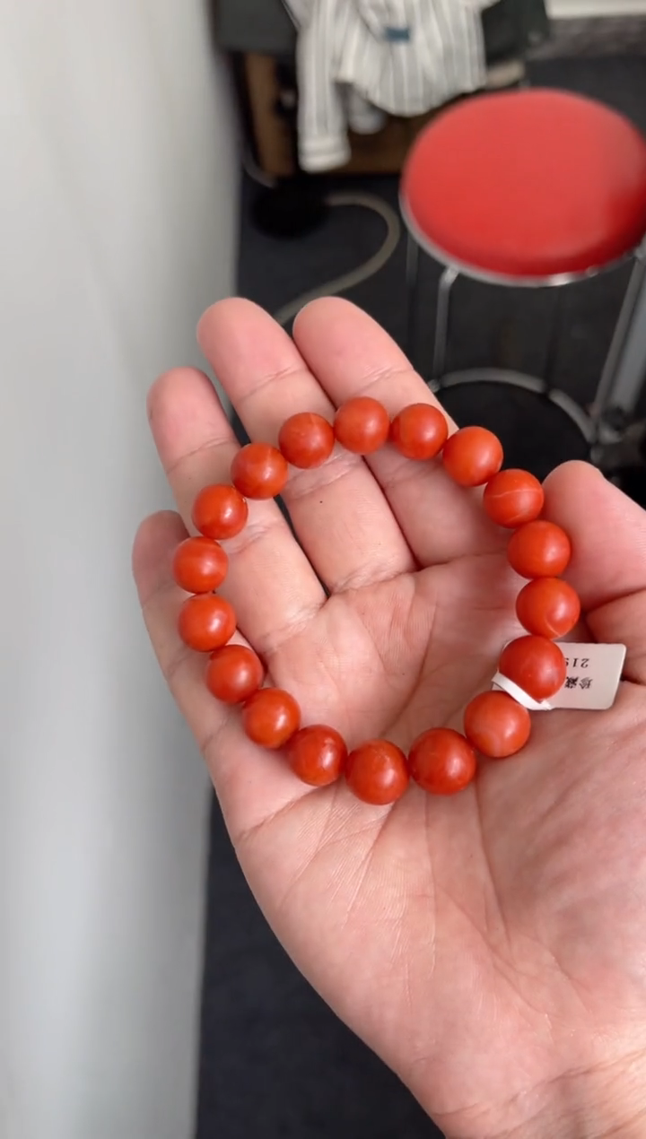 【闪购商品】南红玛瑙A17未镶嵌12mm阿东寨单圈