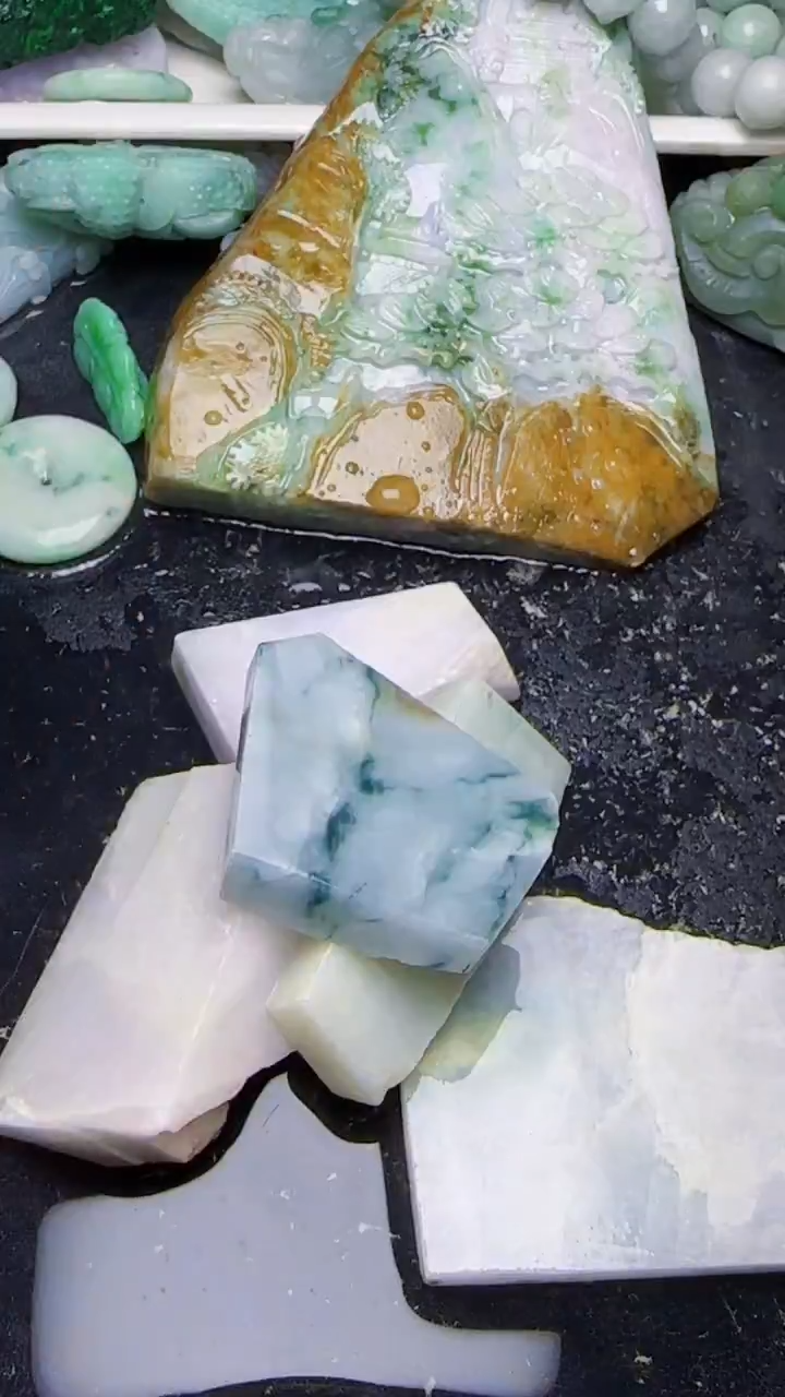 未镶嵌挂件翡翠道***步094