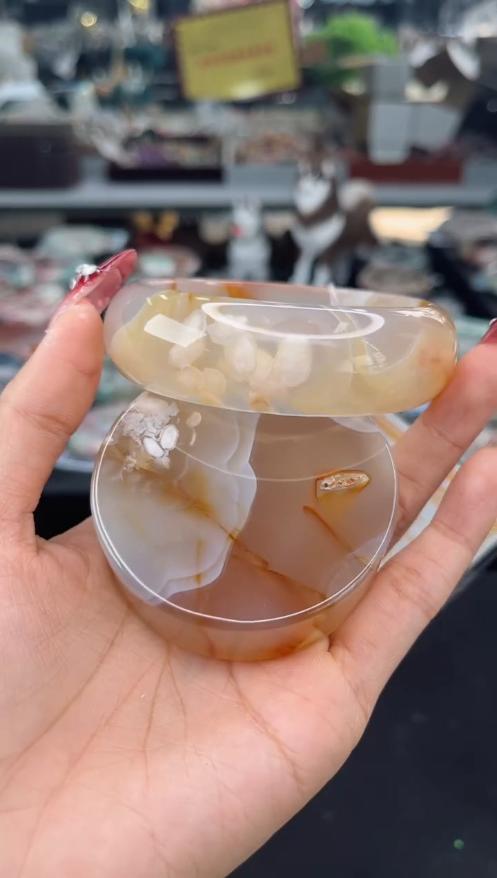 【闪购商品】石英质玉手镯未镶嵌63圈口（赠品镯心）6443453