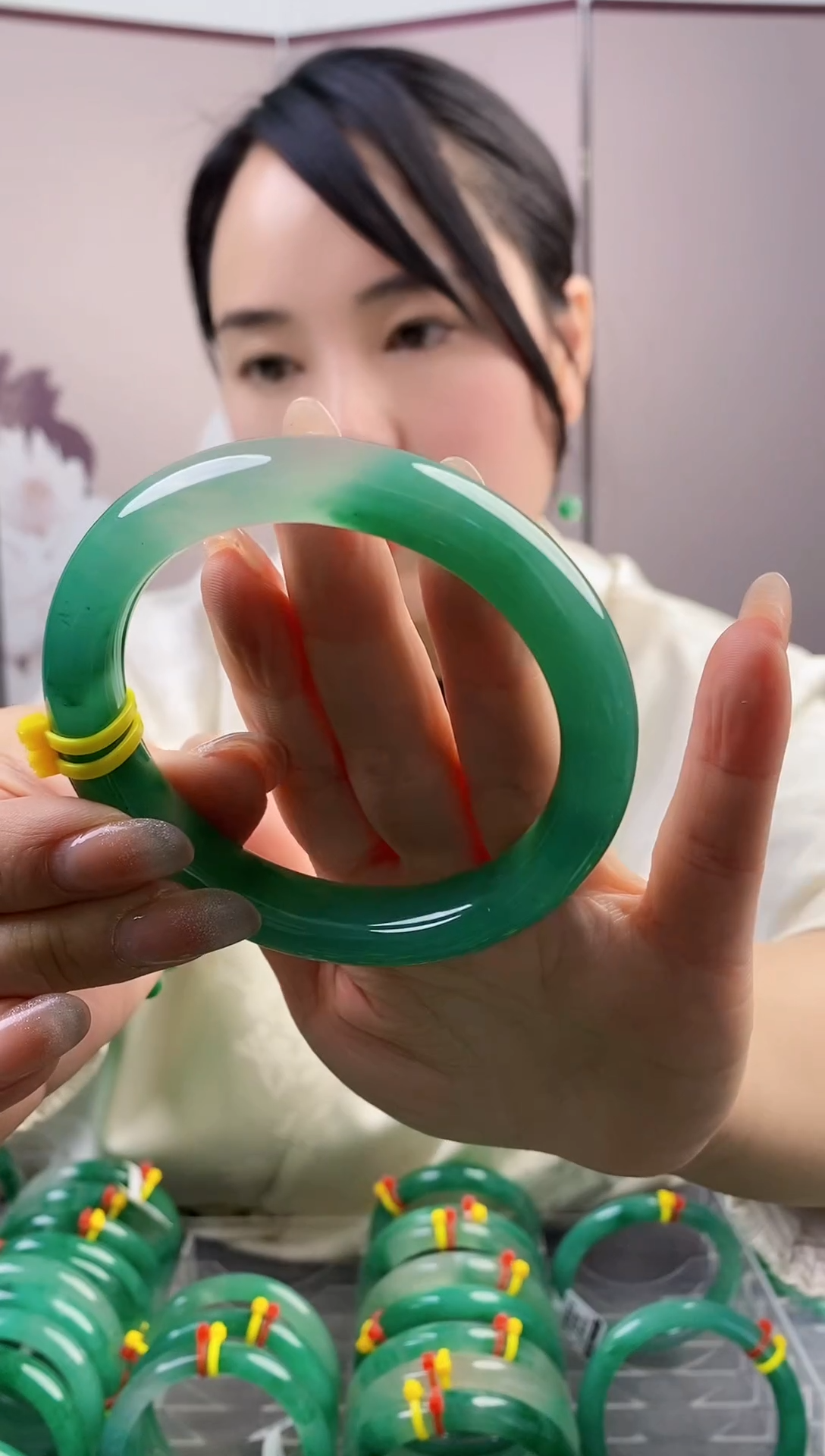【闪购商品】石英质玉手镯未镶嵌89