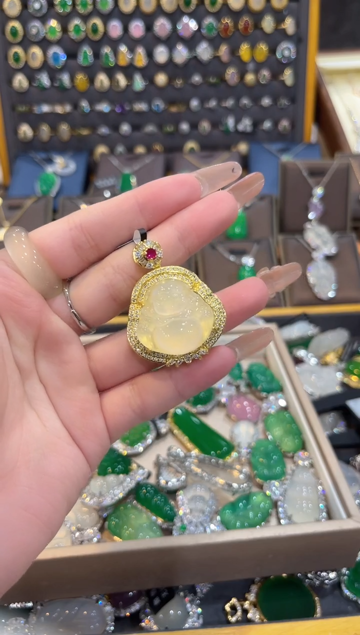 【闪购商品】玛瑙/玉髓吊坠(不含链)未镶嵌1