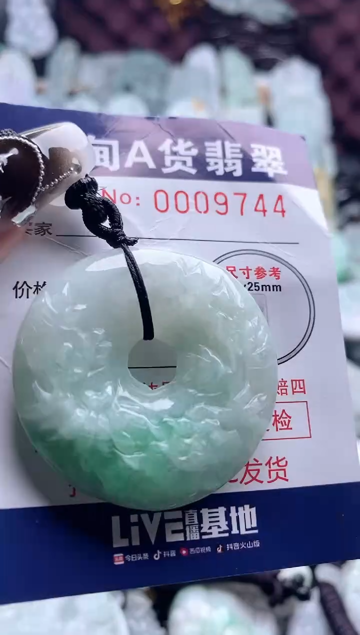 翡翠未镶嵌吊坠(不含链)1