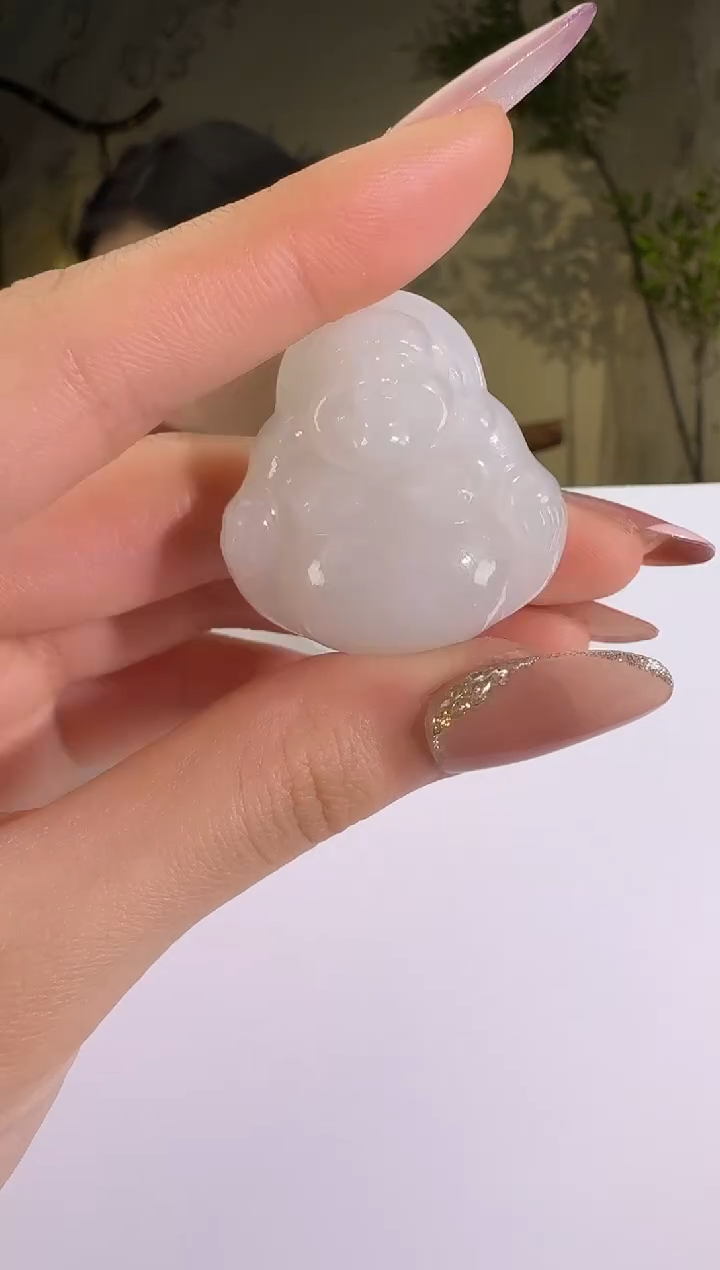 【闪购商品】和田玉未镶嵌颈饰35mm佛公赠绳