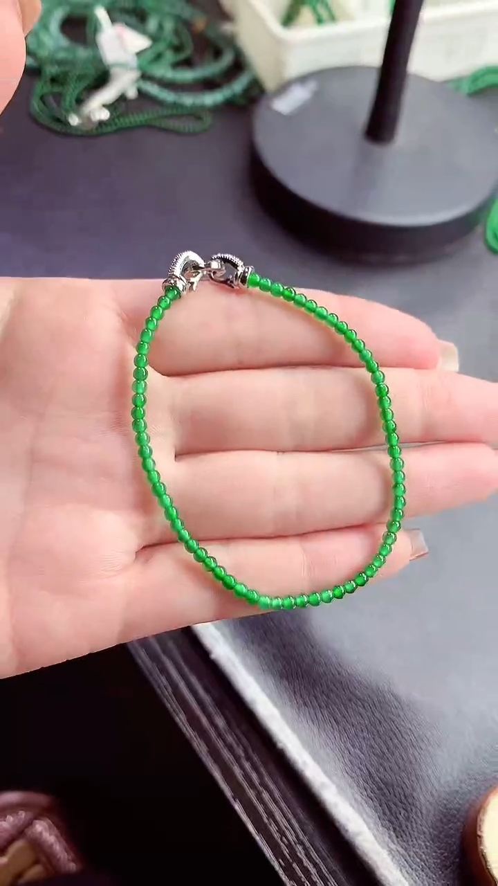 【闪购商品】翡翠手链未镶嵌天然A货翡翠未镶嵌