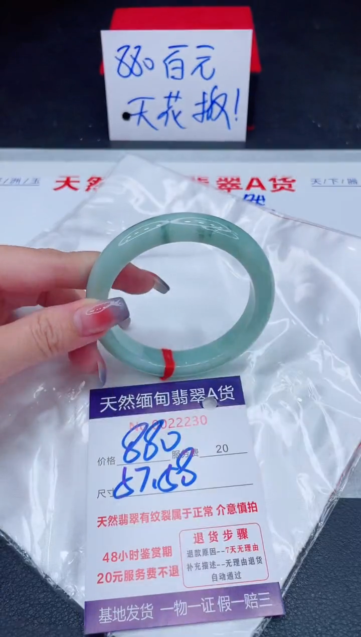未镶嵌手镯翡翠880.00