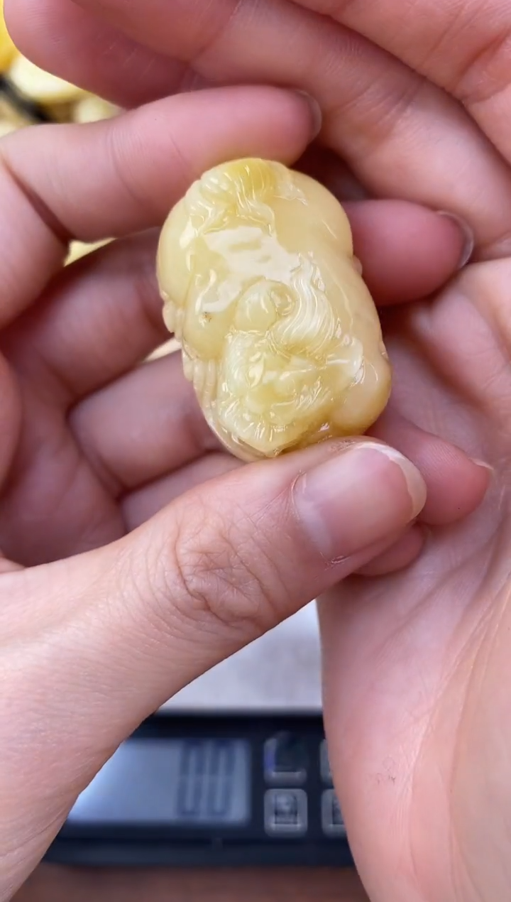 裸石琥珀未镶嵌天然琥珀蜜蜡