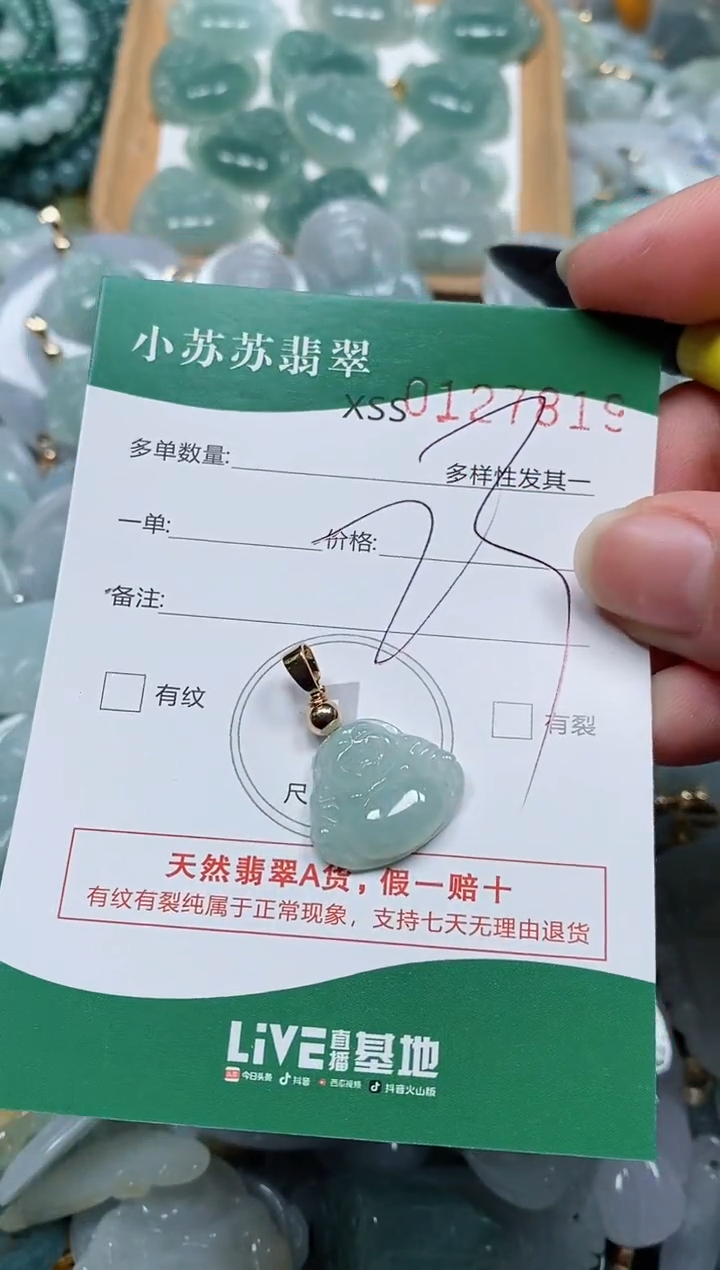【闪购商品】翡翠颈饰未镶嵌闪购商品0127819