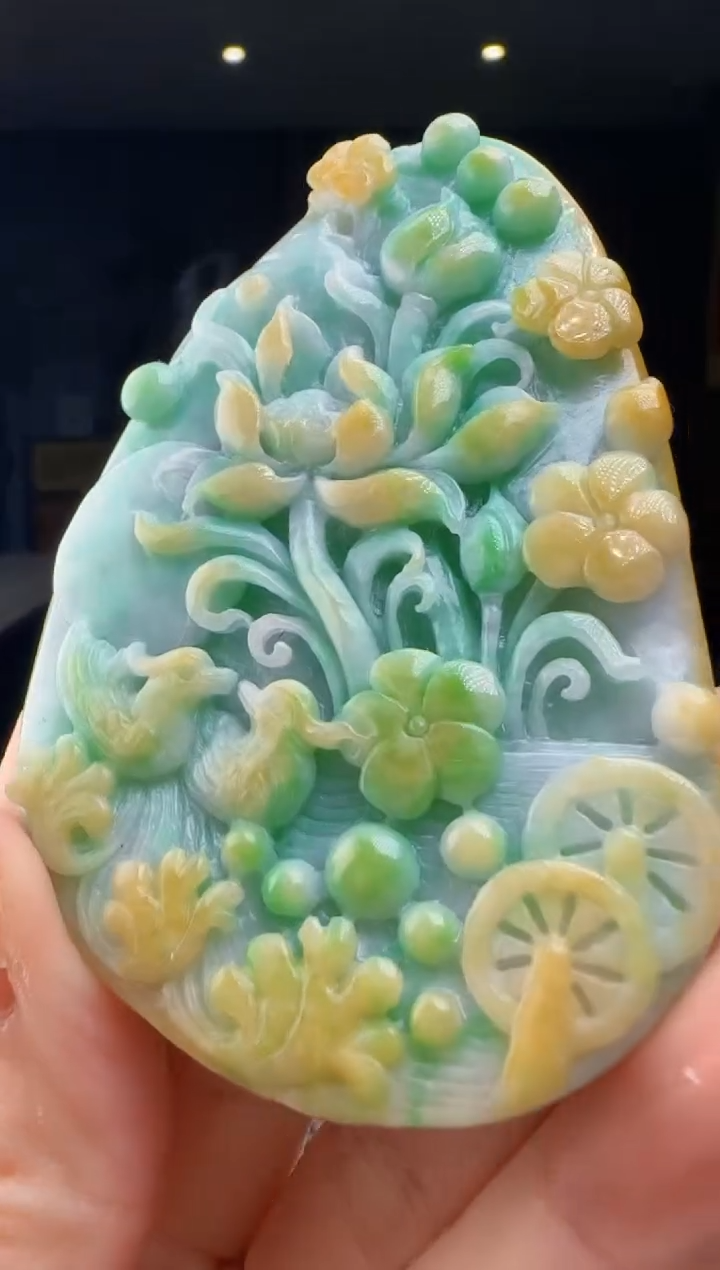 【闪购商品】翡翠颈饰未镶嵌YJ@@960Q3J15222