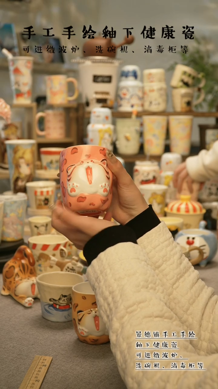 【闪购商品】杯景德镇手工手作陶瓷@W1036