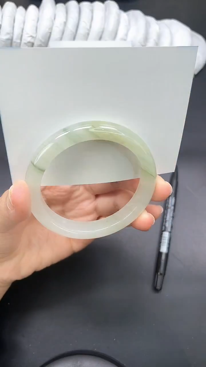 未镶嵌手镯石英质玉A131-55`56