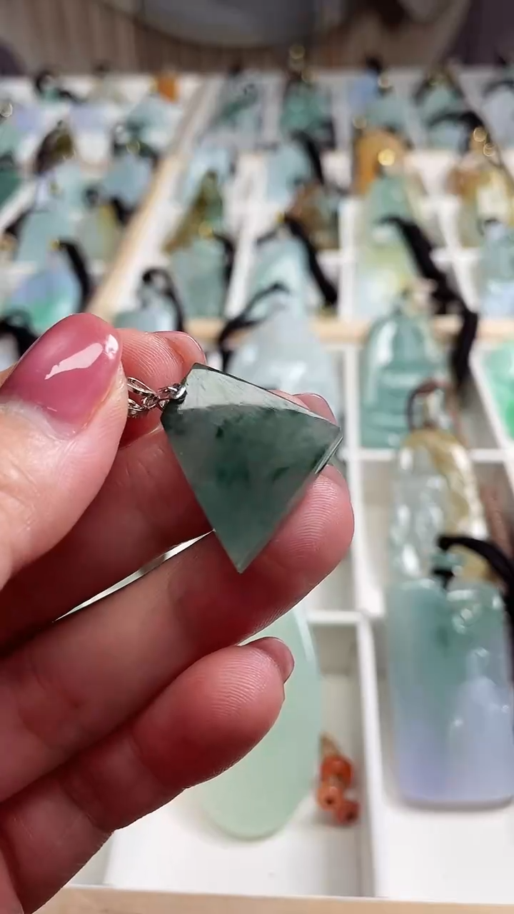 【闪购商品】翡翠颈饰银S925镶嵌11111111111