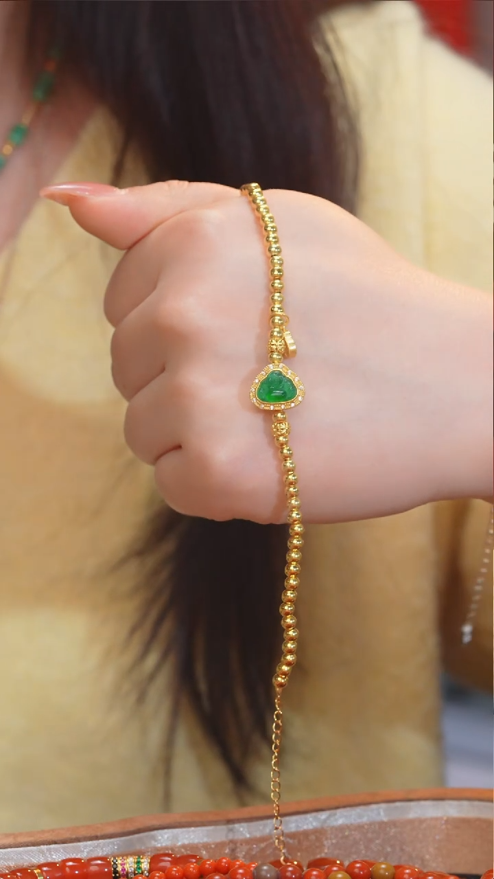 【闪购商品】翡翠手链未镶嵌多样性发@@N7512