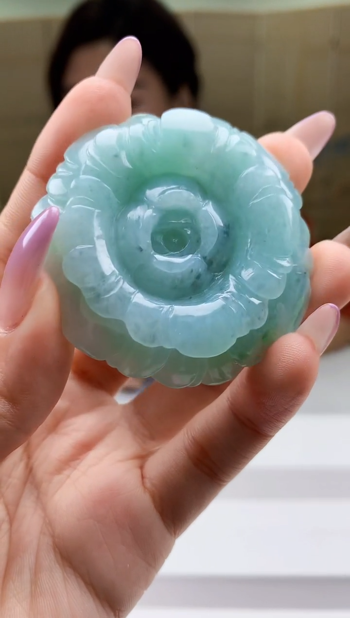 【闪购商品】定制翡翠未镶嵌4829ty-毛货挂件46