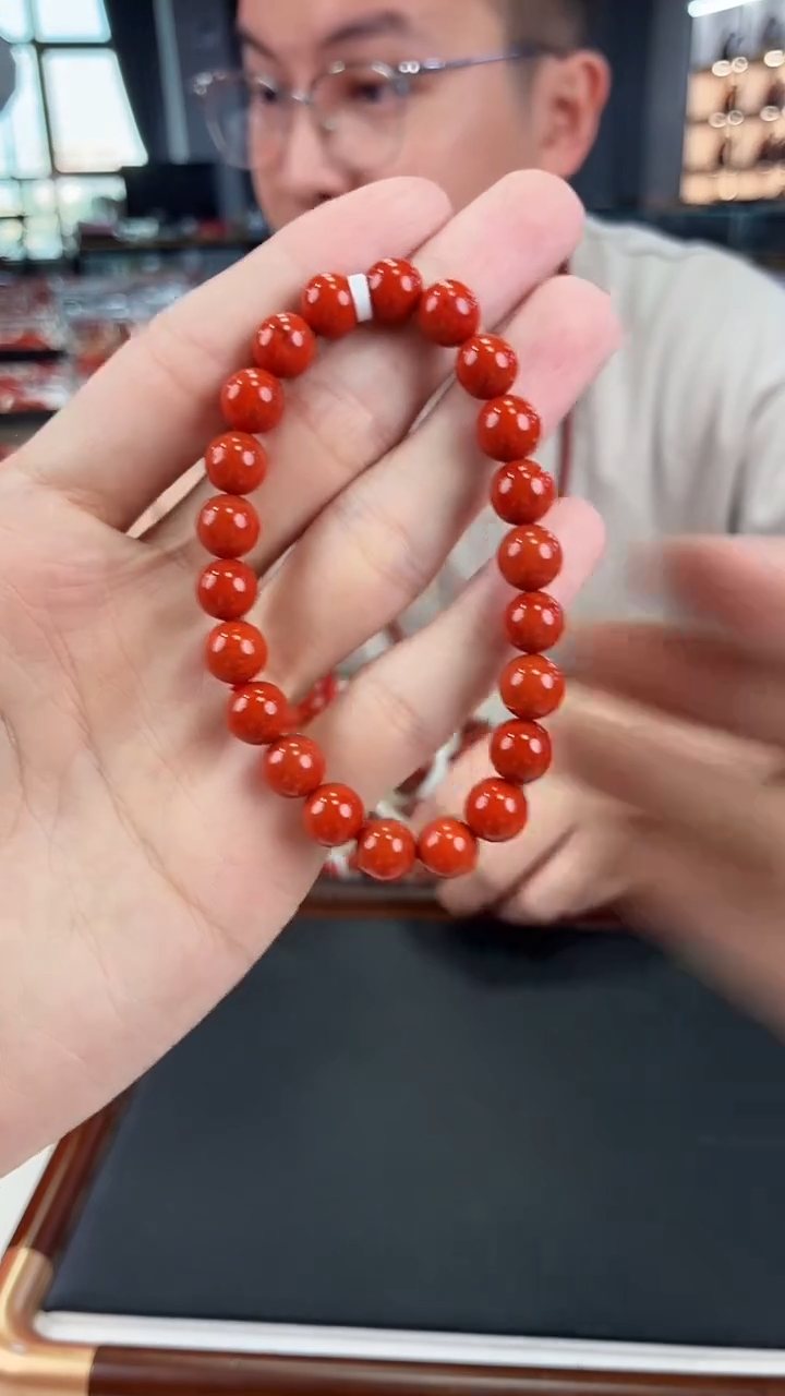 南红玛瑙瓦西手串8+未镶嵌一个/条