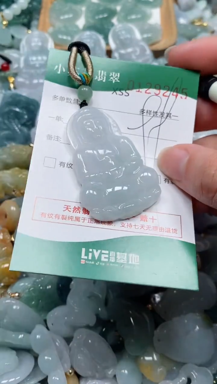 【闪购商品】翡翠颈饰未镶嵌闪购商品0129245