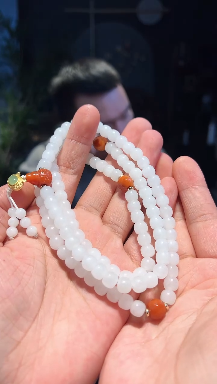 【闪购商品】和田玉手串未镶嵌8+108