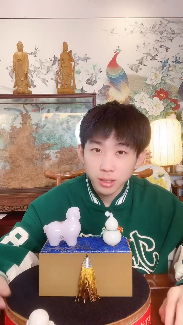 摆件德化白瓷 马上有福