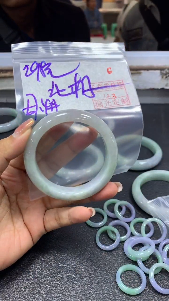 未镶嵌定制翡翠北**虾毛货需精细抛光+拍一发一+6