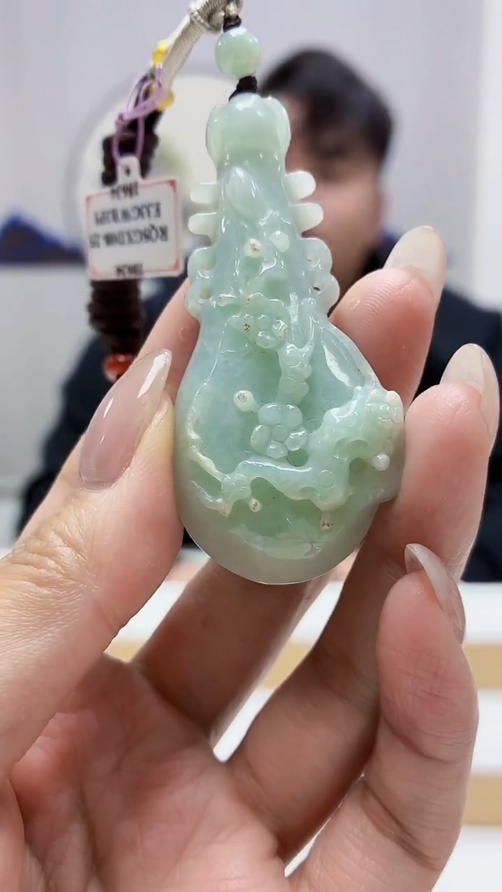 颈饰未镶嵌翡翠5060MM-jj挂件1