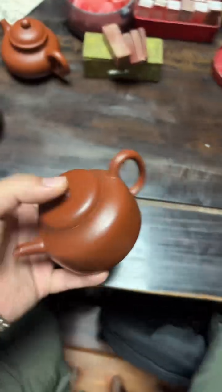 紫砂茶壶福利朱泥剑流160毫升